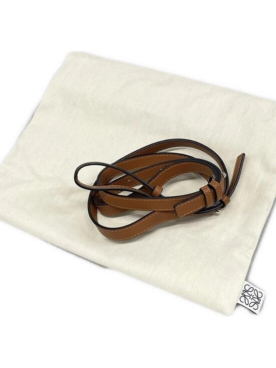 LOEWE Hammock Drawstring Bag Mini Brown Classic Calf Handbag